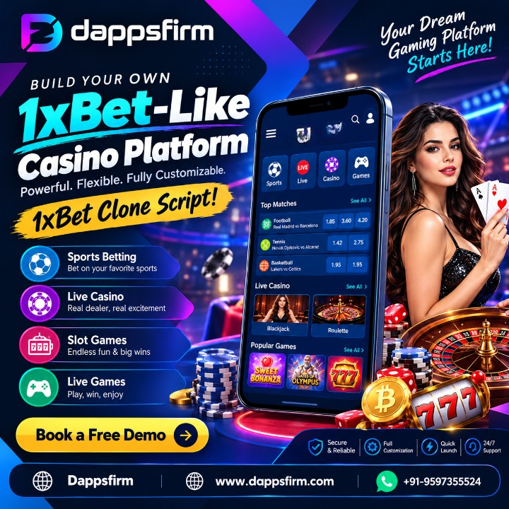 1xBet Clone Script with Automated Reports, Smart Alerts and Live Free Demo