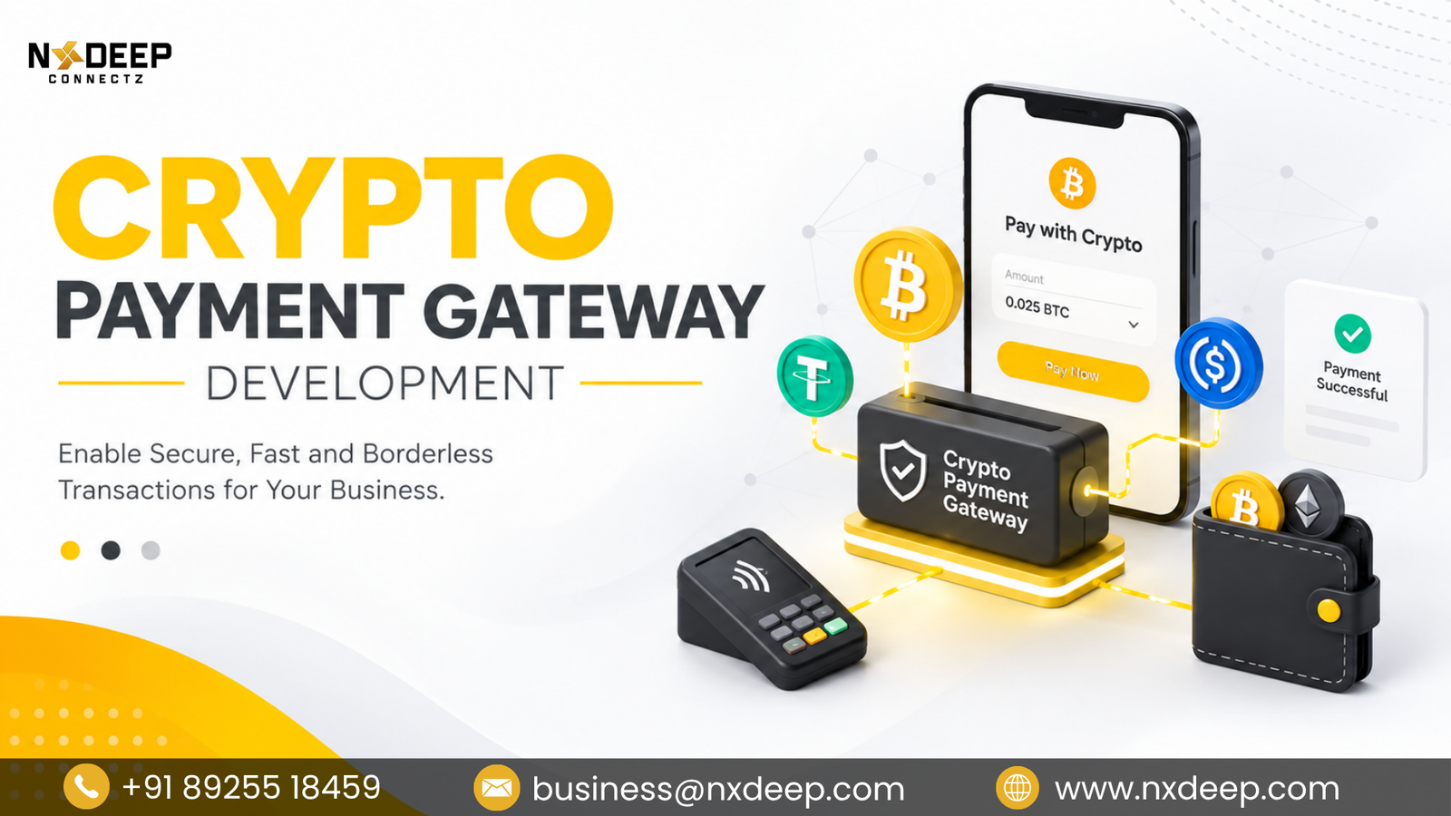 Secure Crypto Payment Gateway Development Services