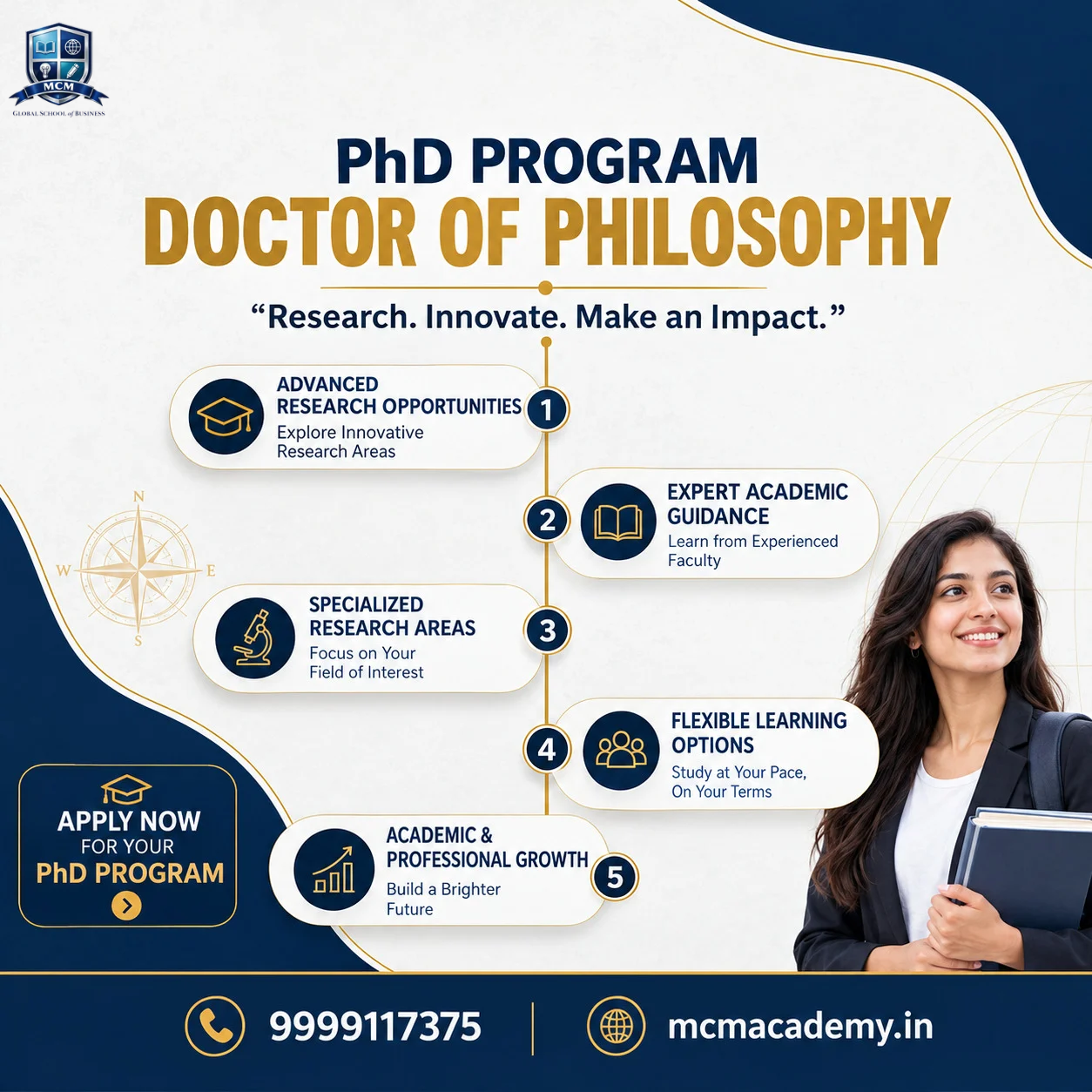 PhD Program at MCM Global School of Business: Advance Your Research and Academic Journey